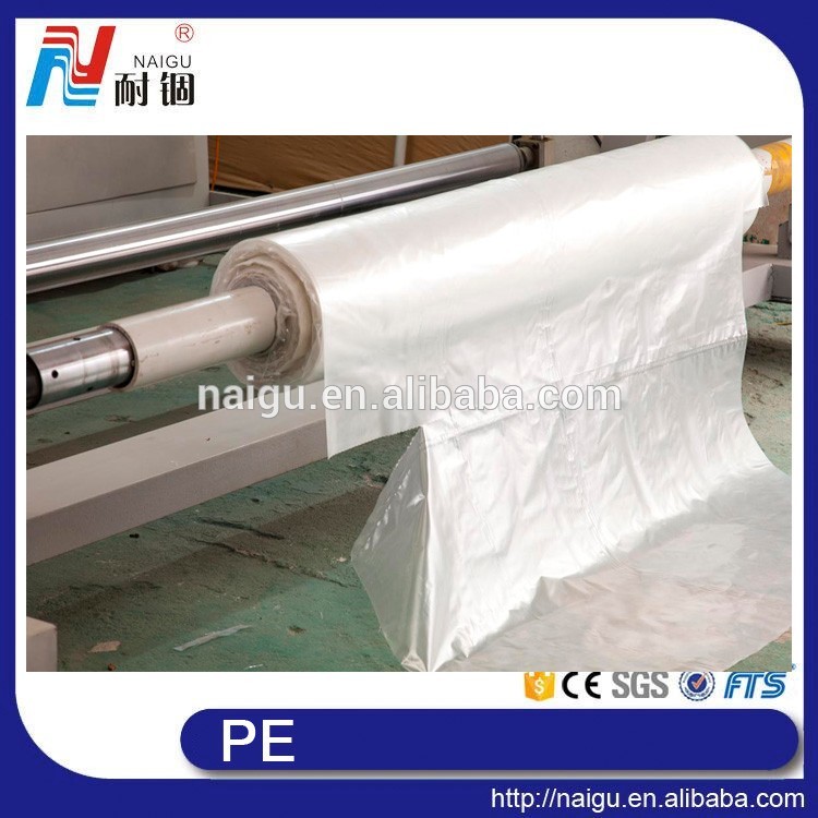 China NaiGu factory big size plastic PE printed perforated bag on roll 